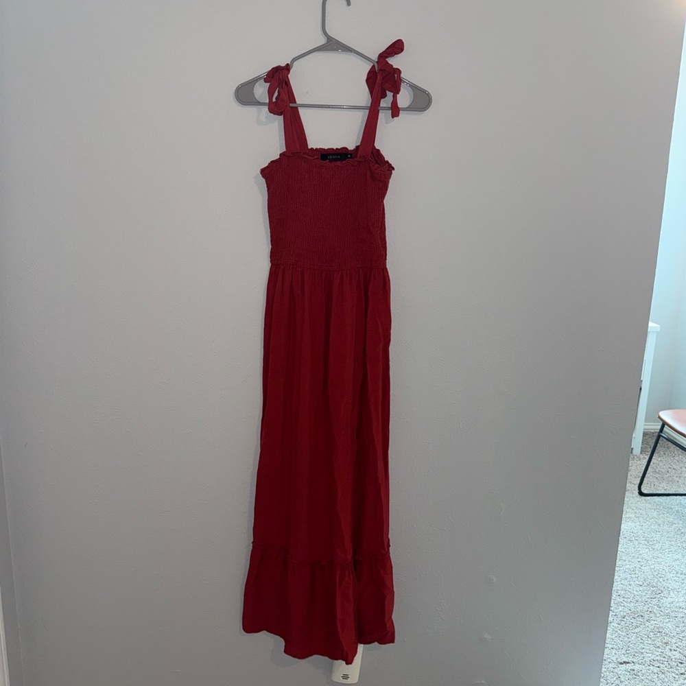 Chic Red Maxi Dress for Women
